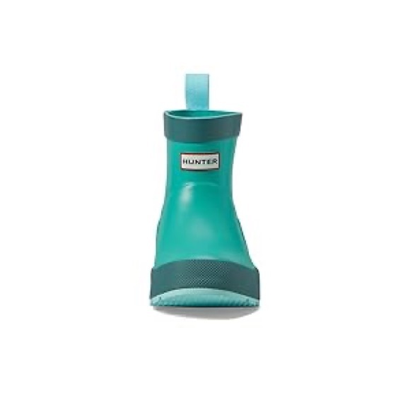 Hunter Kids Teal Waterproof Boots 10 Toddler - Picture 2 of 5